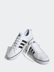 adidas White Sportswear Bravada 2.0 Lifestyle Skateboarding Canvas Trainers - Image 3 of 9