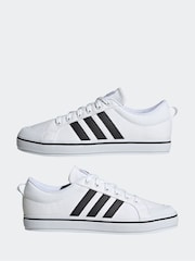 adidas White Sportswear Bravada 2.0 Lifestyle Skateboarding Canvas Trainers - Image 5 of 9