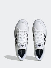 adidas White Sportswear Bravada 2.0 Lifestyle Skateboarding Canvas Trainers - Image 6 of 9