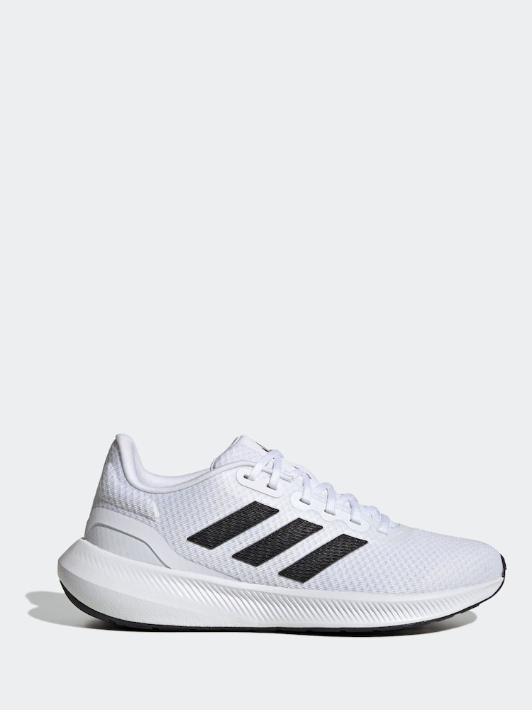adidas Black/White Runfalcon 3.0 Trainers - Image 1 of 5