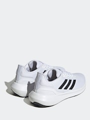 adidas Black/White Runfalcon 3.0 Trainers - Image 4 of 5