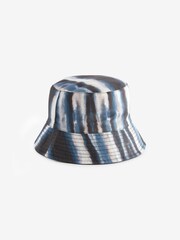 Navy Tie Dye Reversible Bucket Hat - Image 5 of 7