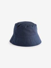 Navy Tie Dye Reversible Bucket Hat - Image 6 of 7