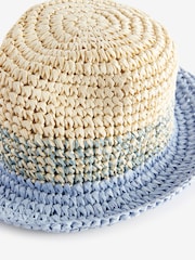 Blue Ombre Trilby Hat - Image 5 of 5