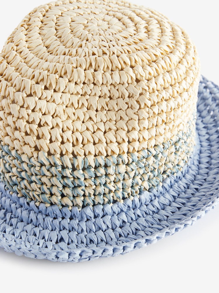 Blue Ombre Trilby Hat - Image 5 of 5