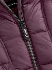 Clarks Purple Girls Longline Coat - Image 13 of 15