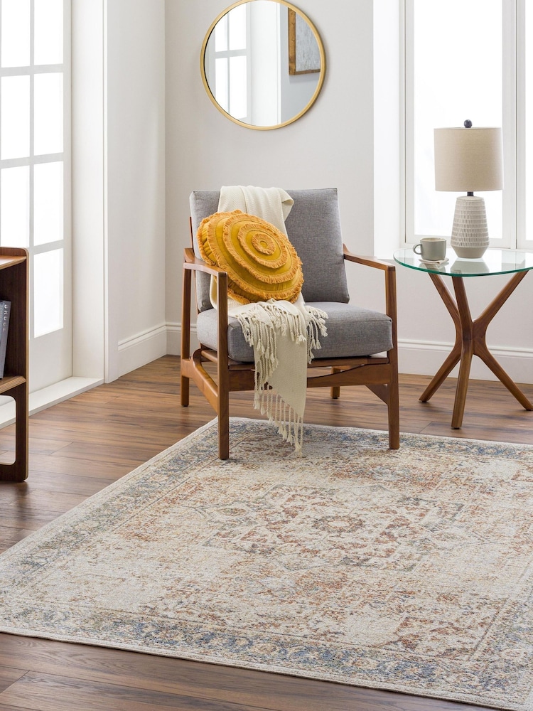 LIVABLISS Orange Lillian Washable Traditional Boho Rug - Image 1 of 7 LIVABLISS Orange Lillian Washable Traditional Boho Rug - Image 1 of 7