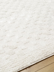 LIVABLISS Ivory Freud Modern High Pile Checkered Rug - Image 4 of 6