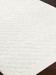LIVABLISS Ivory Freud Modern High Pile Checkered Rug - Image 5 of 6