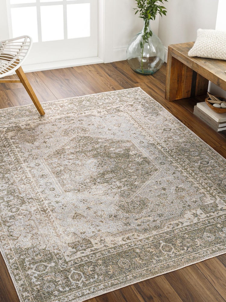 LIVABLISS Brown Lillian Washable Traditional Boho Rug - Image 1 of 6 LIVABLISS Brown Lillian Washable Traditional Boho Rug - Image 1 of 6