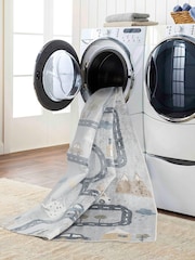 LIVABLISS Grey Lillian Kids Washable Rug - Image 2 of 7