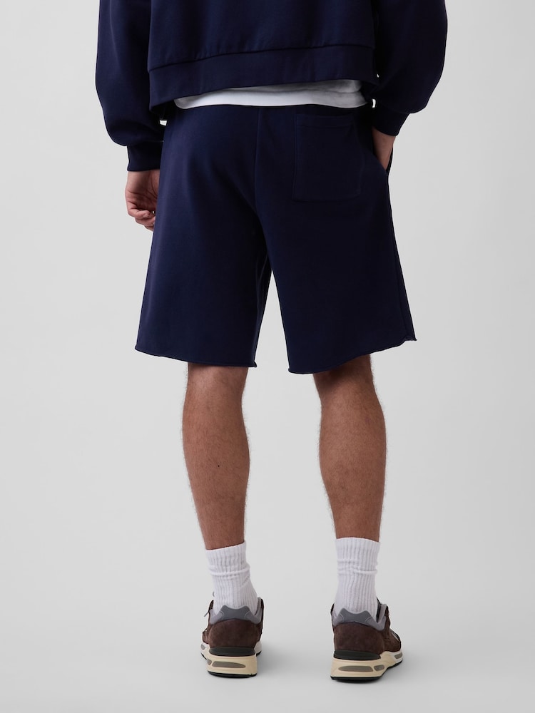 Gap Navy VintageSoft Relaxed Sweat Shorts - Image 2 of 4 Gap Navy VintageSoft Relaxed Sweat Shorts - Image 2 of 4