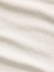 Gap Cream Linen-Cotton Oversized Boxy Short Sleeve T-Shirt - Image 4 of 4