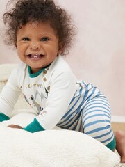 Creme - Fatface Baby Strampler mit Bärendesign - Bild 5 von 7