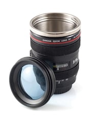 MenKind Camera Lens Mug With Lid - Image 2 of 3