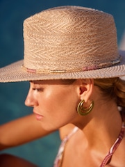 Light Pink Packable Panama Hat - Image 3 of 6