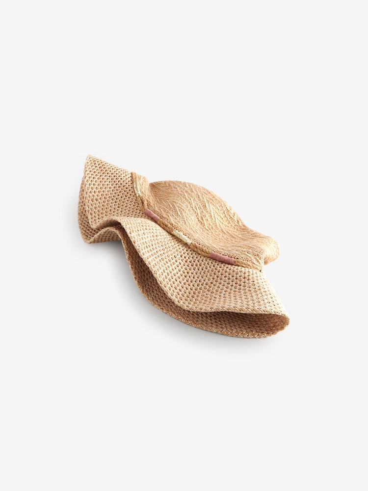 Light Pink Packable Panama Hat - Image 6 of 6