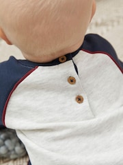 FatFace Navy Baby Animal Sweat Set - Image 2 of 7