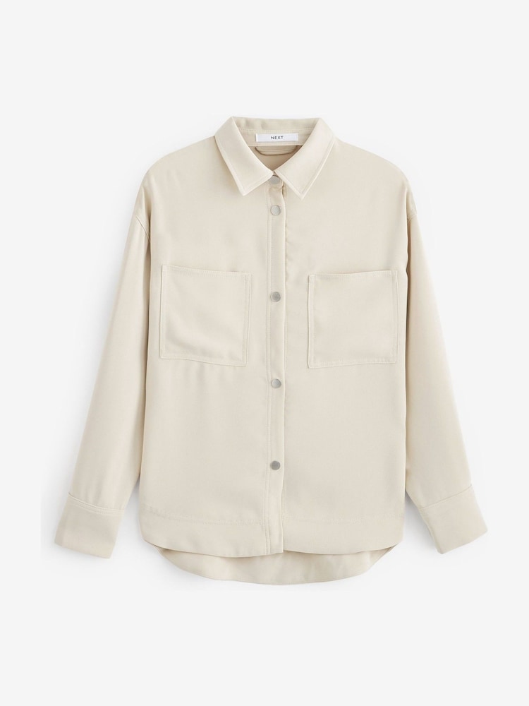 Grey Shacket - Image 4 of 4 Grey Shacket - Image 4 of 4