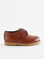 Tan Brown Plain Front Shoes - Image 2 of 4