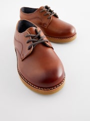 Tan Brown Plain Front Shoes - Image 3 of 4