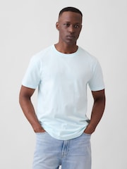 Gap Pale Blue Everyday Soft Crew Neck T-Shirt - Image 1 of 5