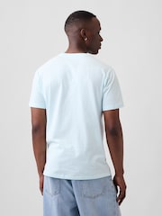 Gap Pale Blue Everyday Soft Crew Neck T-Shirt - Image 2 of 5