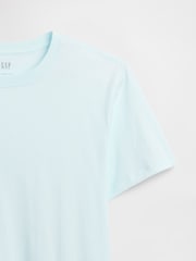 Gap Pale Blue Everyday Soft Crew Neck T-Shirt - Image 5 of 5