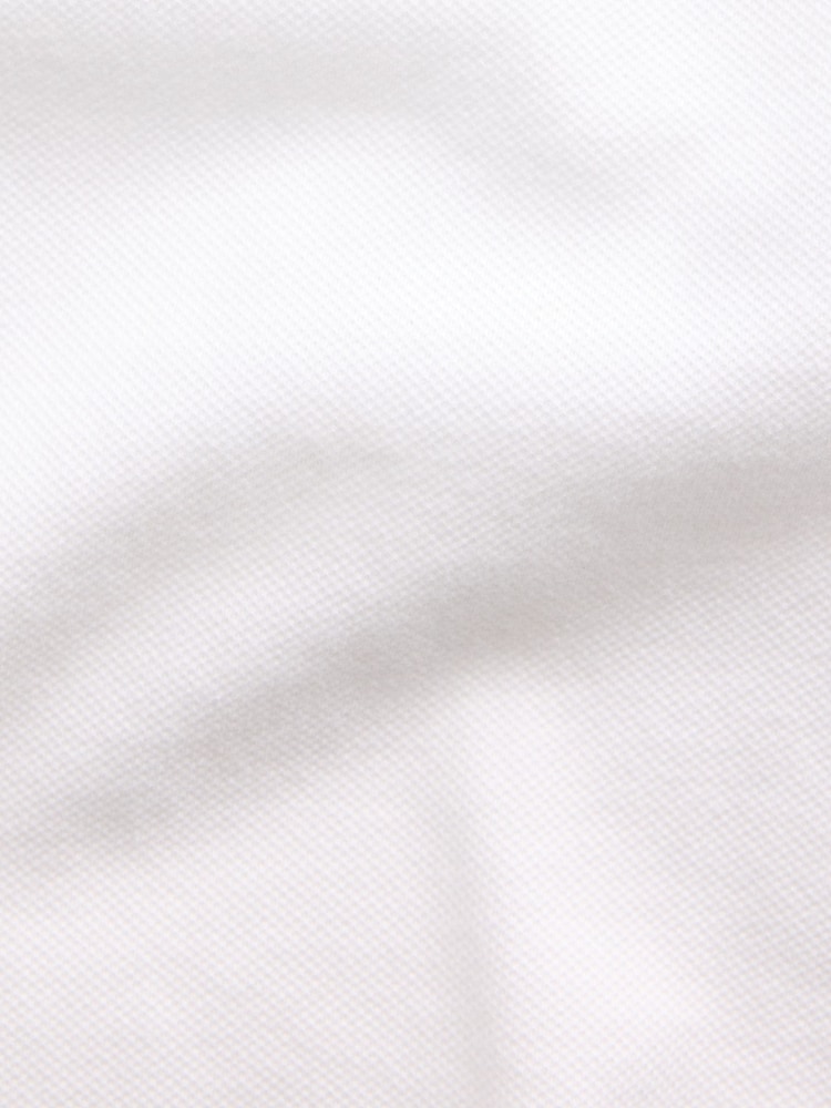Gap White Relaxed Pique Polo Shirt - Image 4 of 4 Gap White Relaxed Pique Polo Shirt - Image 4 of 4