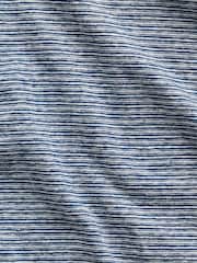 Gap Blue Stripe Linen-Cotton Oversized Boxy Short Sleeve T-Shirt - Image 3 of 3