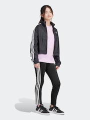 adidas Black Sportswear Essentials Aeroready 3-Stripes High Waisted Leggings - Image 5 of 12