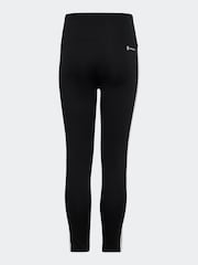adidas Black Sportswear Essentials Aeroready 3-Stripes High Waisted Leggings - Image 9 of 12