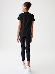 Schwarz - adidas Sportswear Train Essentials Aeroready Trainings-T-Shirt mit 3 Streifen, Slim-Fit - Bild 2 von 8