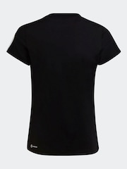 Schwarz - adidas Sportswear Train Essentials Aeroready Trainings-T-Shirt mit 3 Streifen, Slim-Fit - Bild 5 von 8