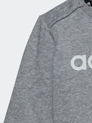 adidas Grey Infant Sportswear Essentials Lineage Joggers Set - Image 2 of 4