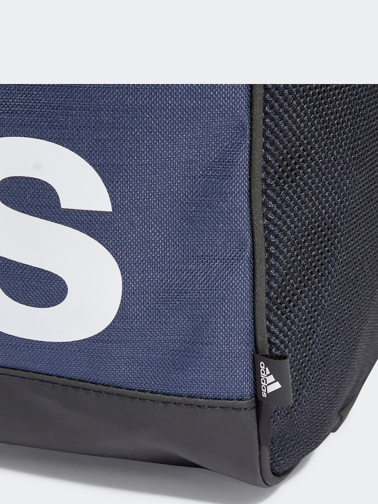 adidas Blue Linear Duffle Bag - Image 5 of 5