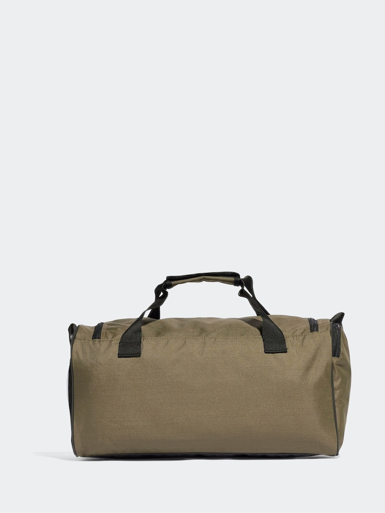 adidas Green Medium Essentials Linear Duffel Bag - Image 2 of 5