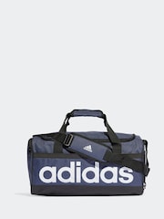 Blau - adidas Medium Essentials Linear Duffel-Bag - Image 1 of 5