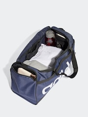 Blau - adidas Medium Essentials Linear Duffel-Bag - Image 3 of 5