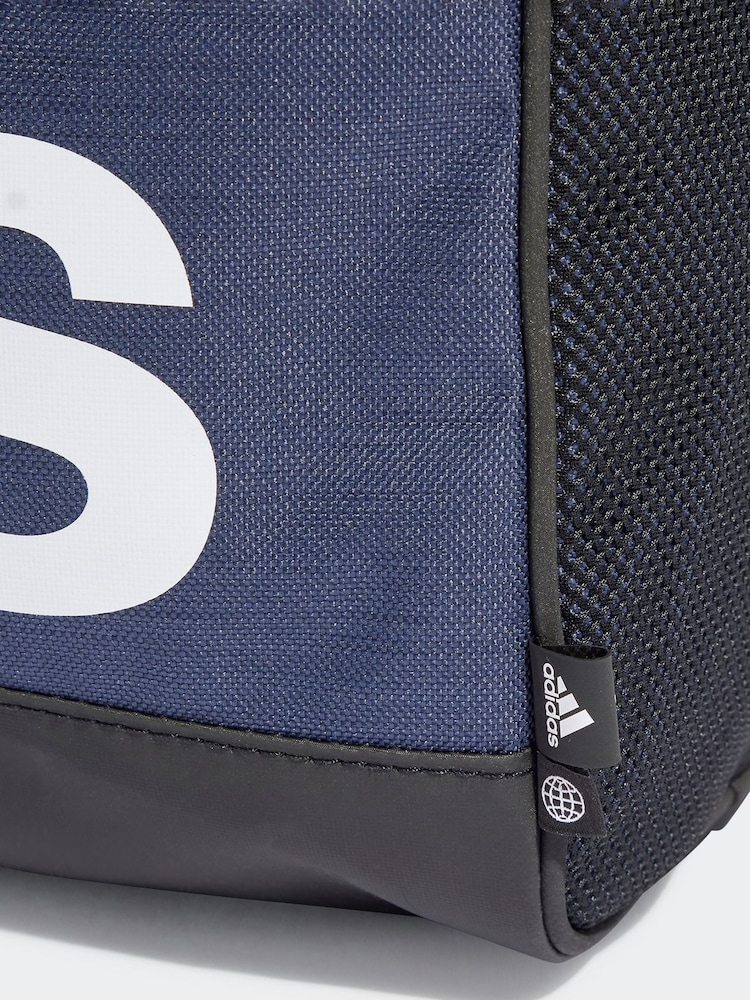 Blau - adidas Medium Essentials Linear Duffel-Bag - Image 5 of 5