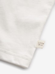 Little Bird by Jools Oliver Red/Ecru 100% Cotton Long Sleeved T-Shirt - Image 7 of 7