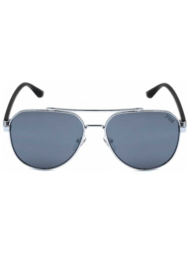 Storm Grey Pheme Pilot Style Sunglasses - Image 1 of 2