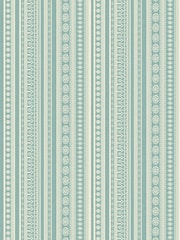 Joules Duck Egg Blue Cream Decorative Stripe A4 Wallpaper Sample - Image 2 of 5