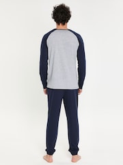 Threadbare Blue Blend Long Sleeve Pyjamas Set - Image 2 of 4
