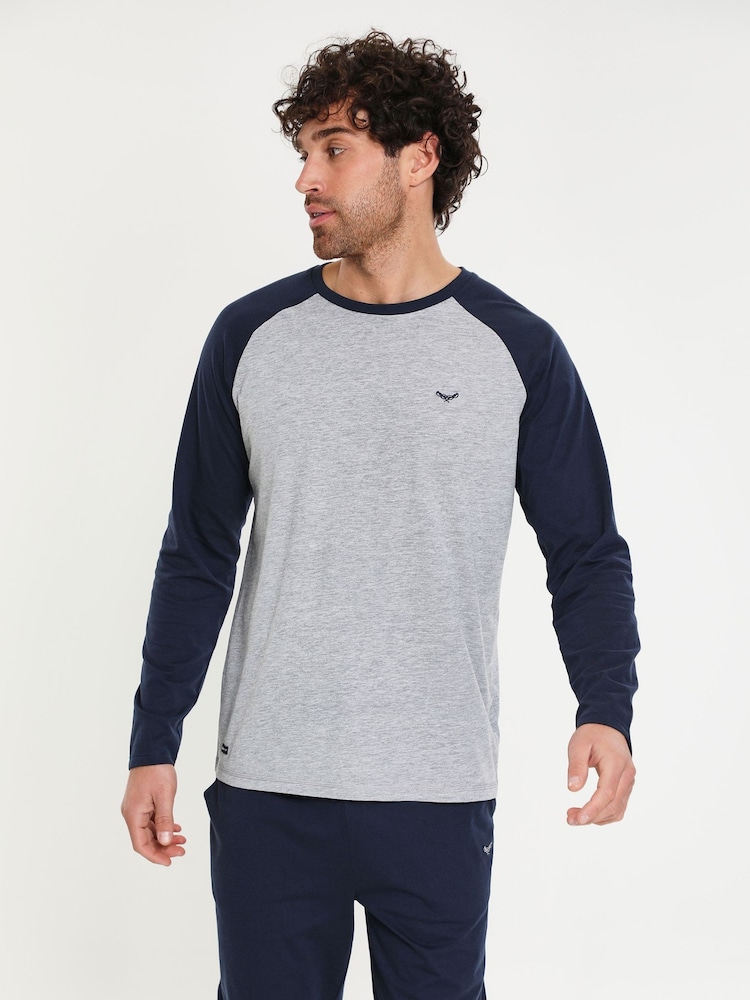 Threadbare Blue Blend Long Sleeve Pyjamas Set - Image 3 of 4