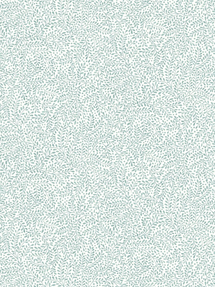 Joules Duck Egg Blue Willow Leaf A4 Wallpaper Sample - Image 2 of 5 Joules Duck Egg Blue Willow Leaf A4 Wallpaper Sample - Image 2 of 5