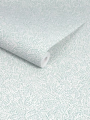 Joules Duck Egg Blue Willow Leaf A4 Wallpaper Sample - Image 3 of 5