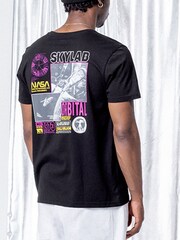 Alpha Industries Black Skylab NASA T-Shirt - Image 2 of 5