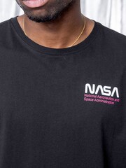 Alpha Industries Black Skylab NASA T-Shirt - Image 3 of 5