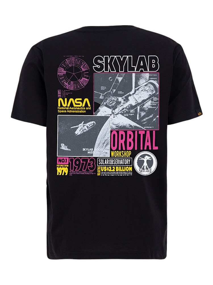 Alpha Industries Black Skylab NASA T-Shirt - Image 5 of 5